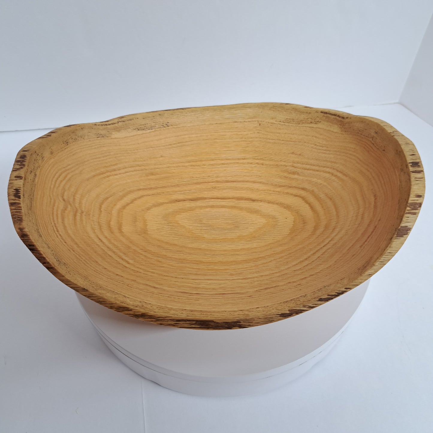 #274 Natural Edge Oak Bowl