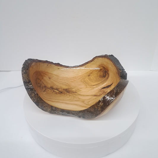 #298 Live Edge Oak Bowl