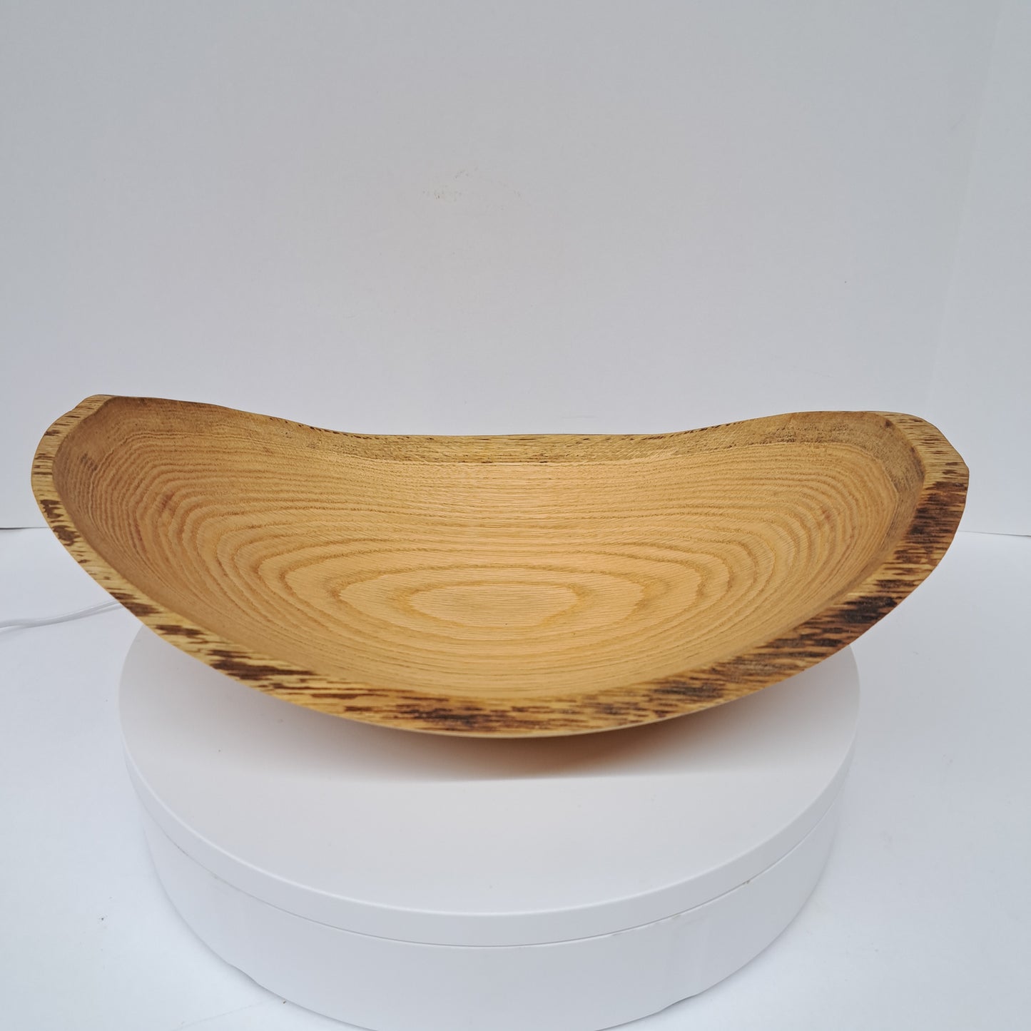 #265 Natural Edge Oak Bowl