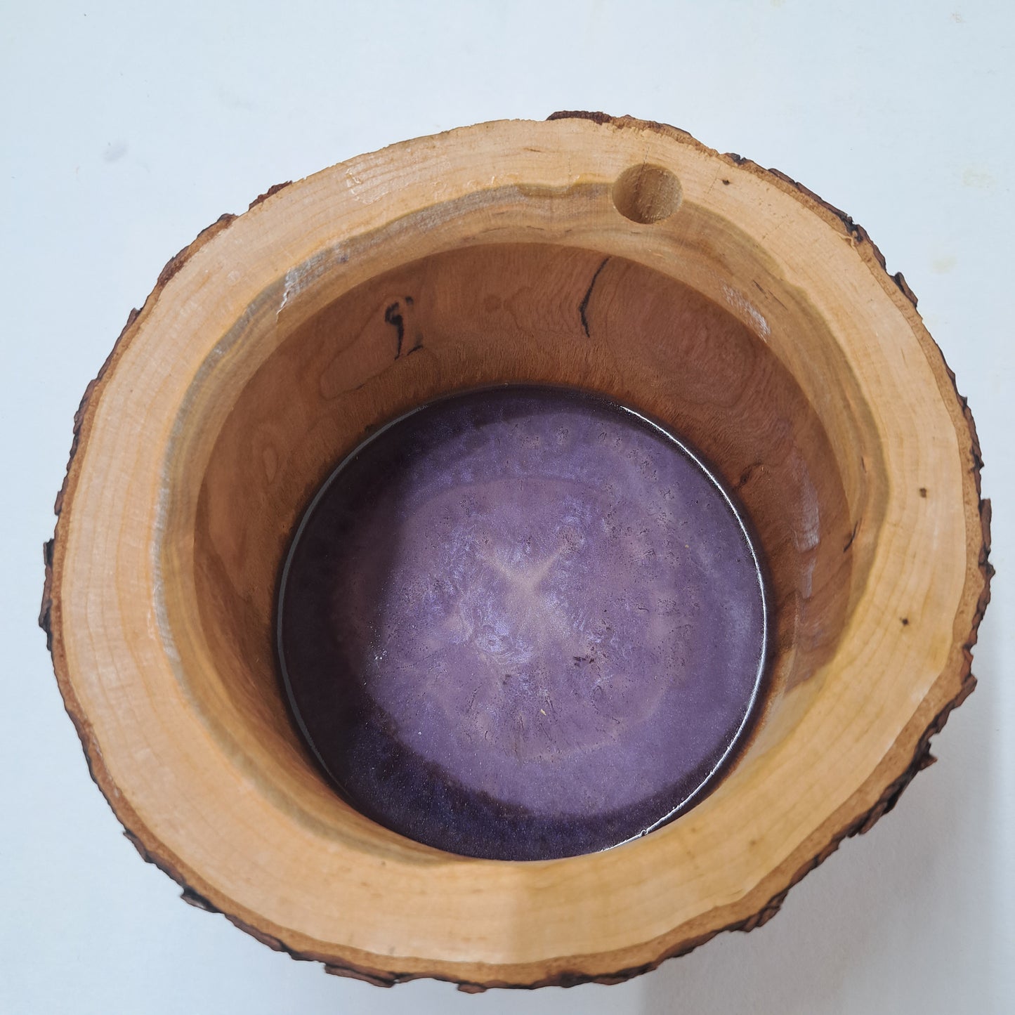 #126 Live Edge Cherry cup dispenser with marker holder