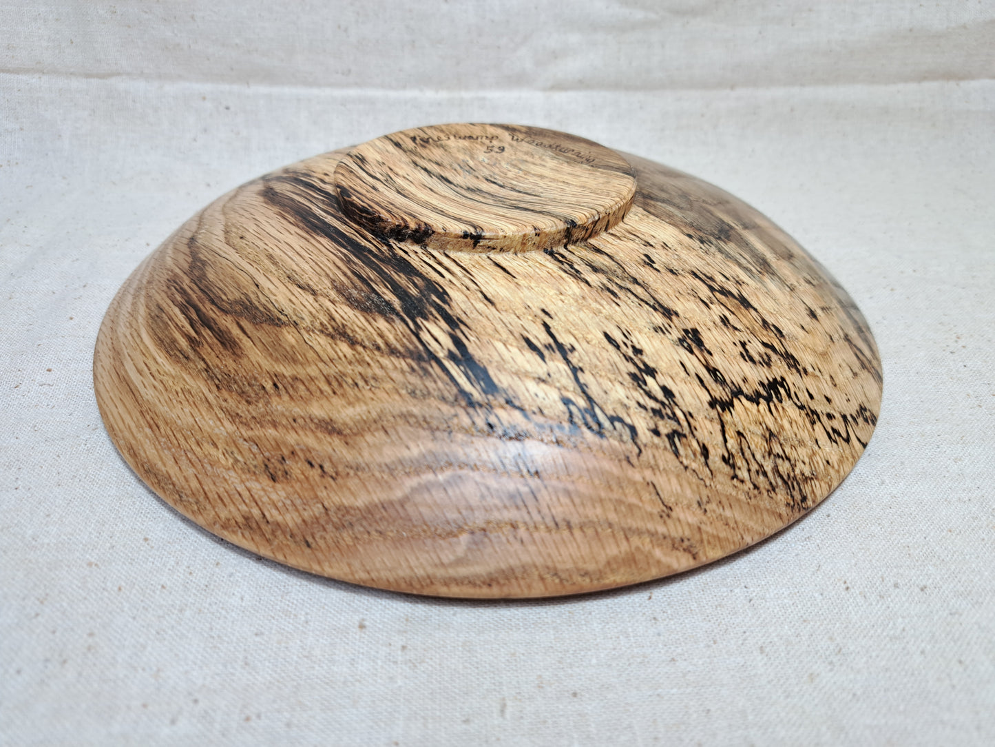 #53 Oak Shallow Bowl