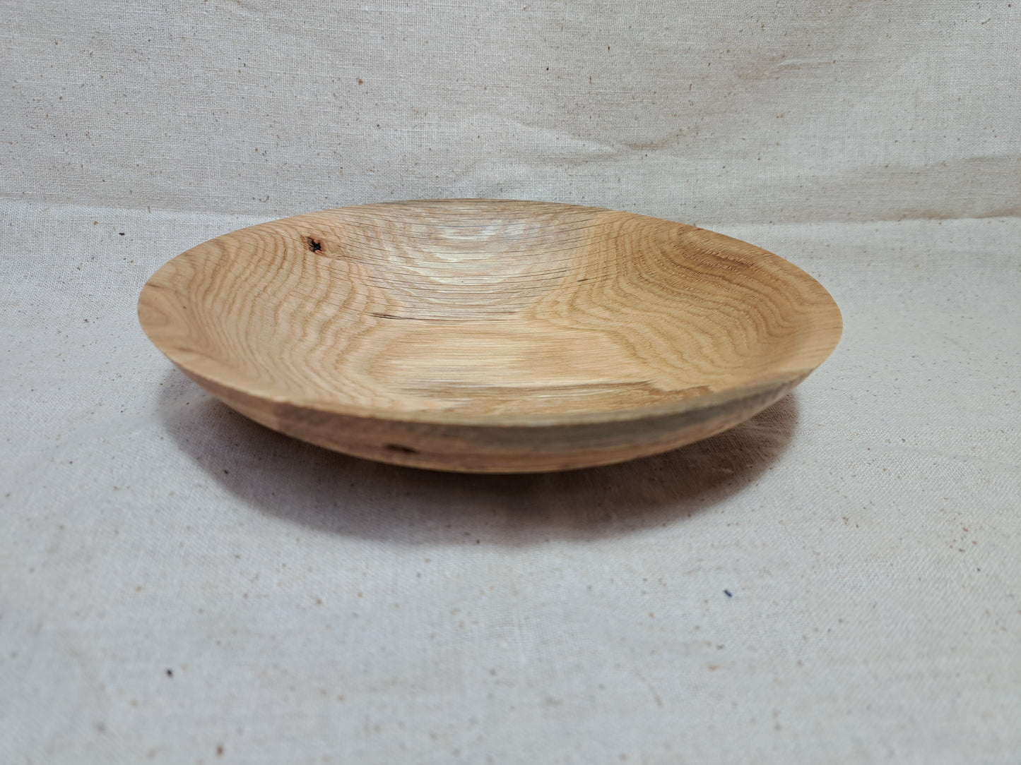 56# Oak Shallow Bowl