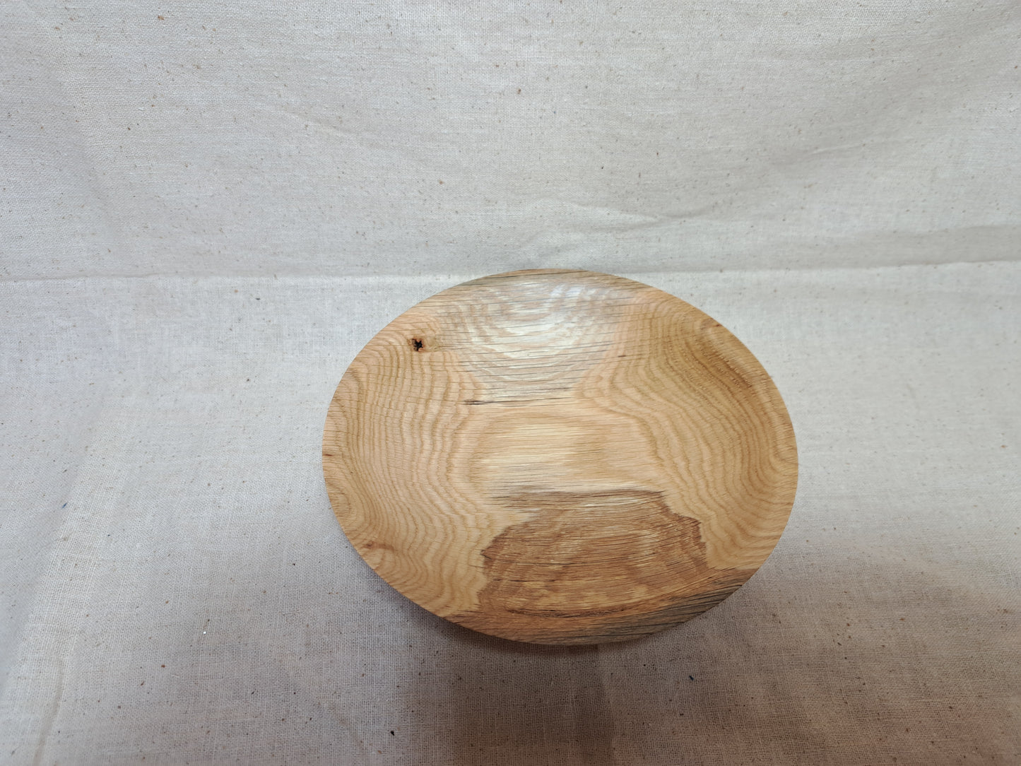 56# Oak Shallow Bowl