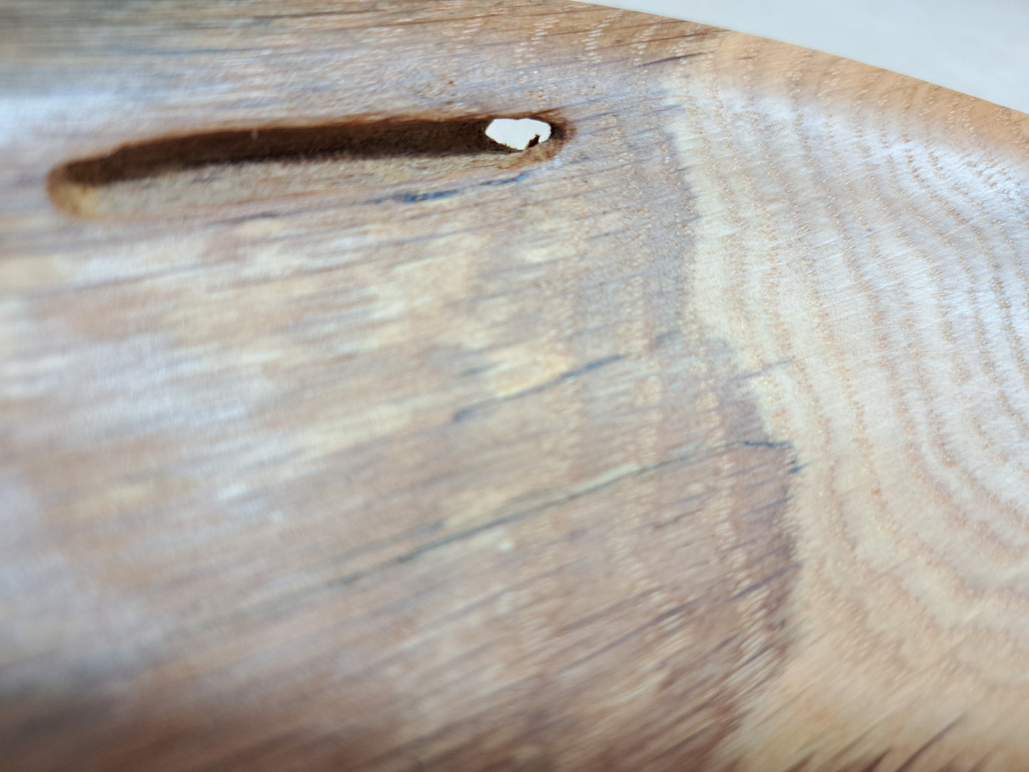 56# Oak Shallow Bowl