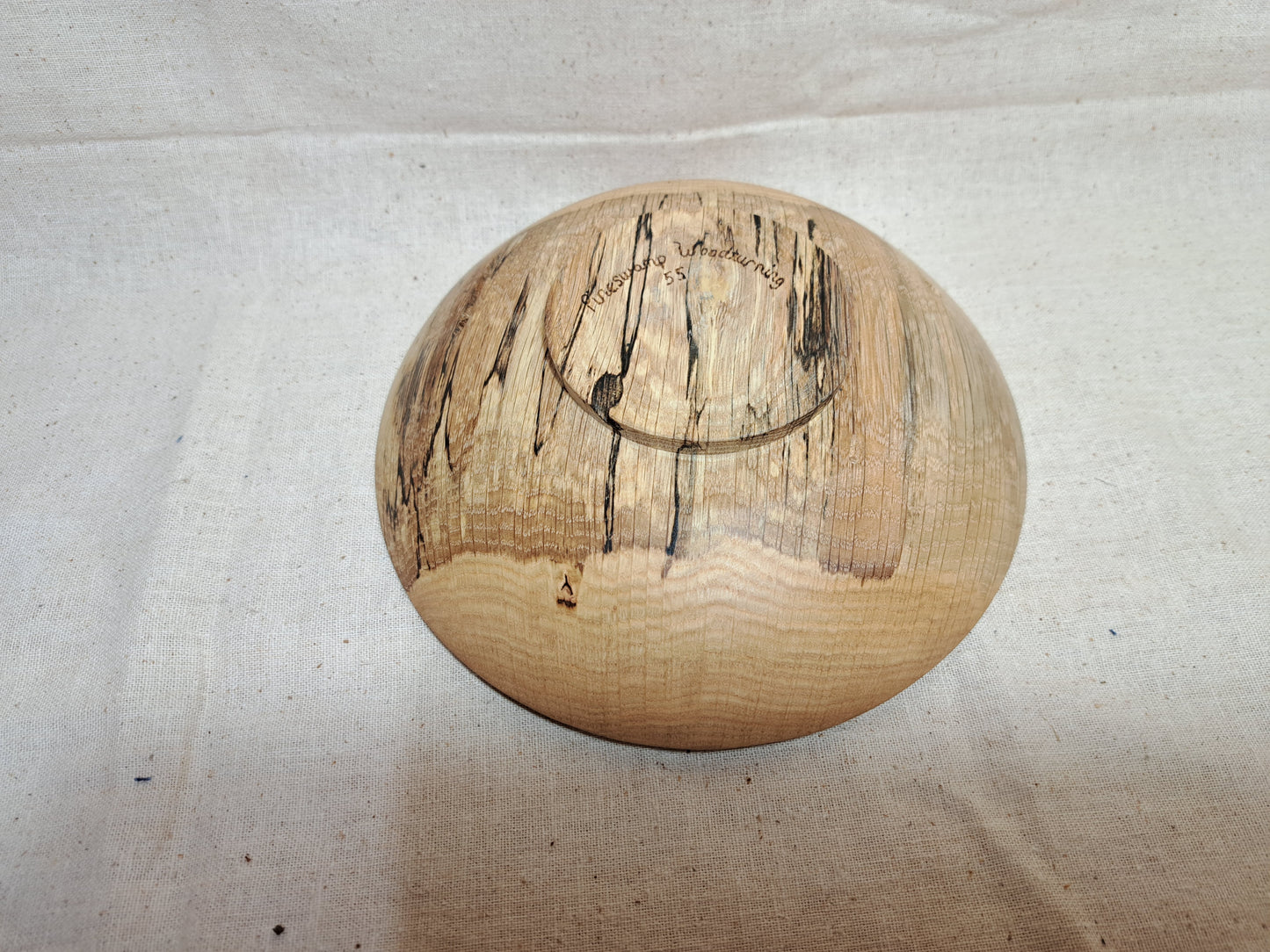 #55 Oak Shallow Bowl