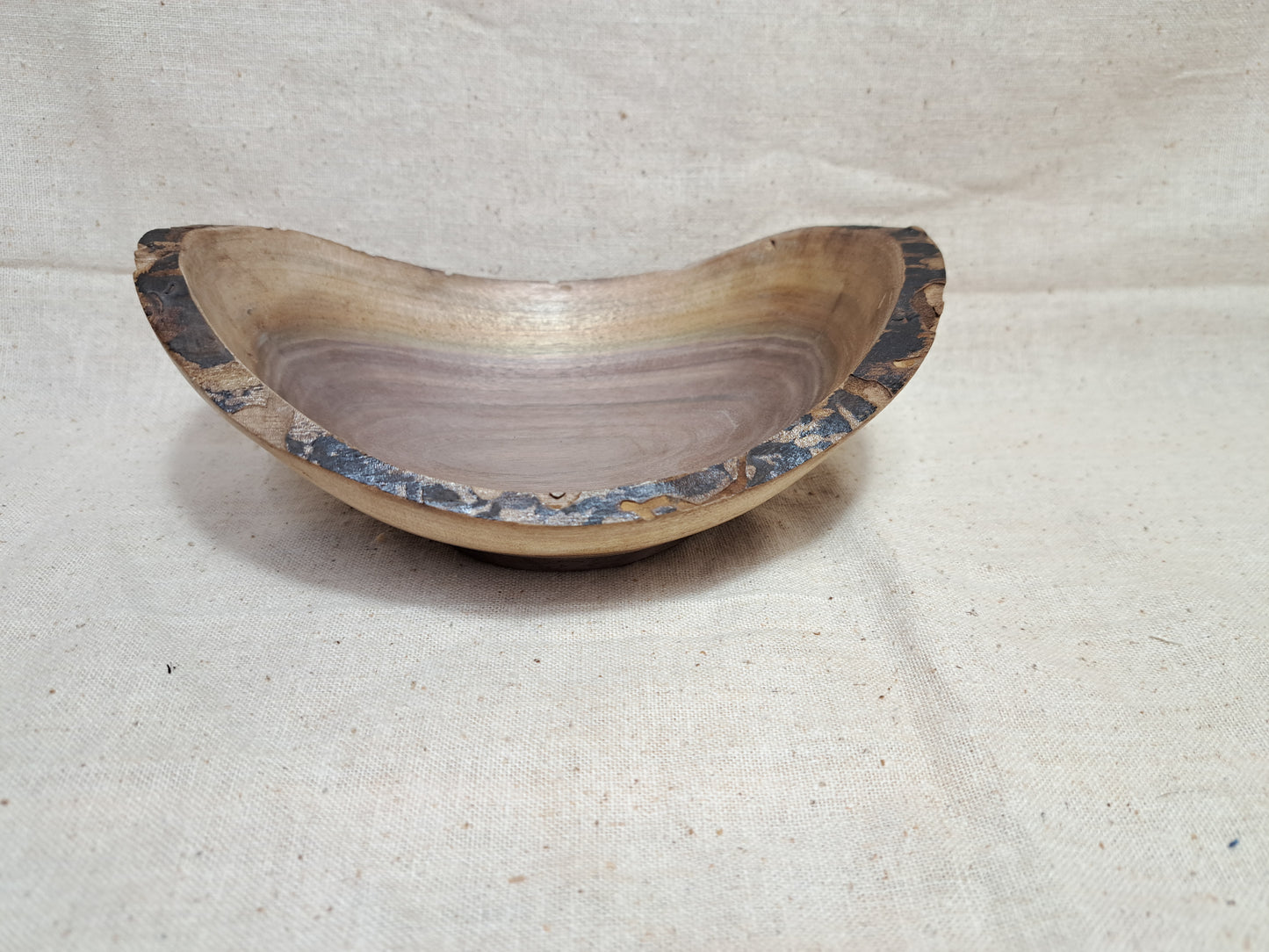 #62 Natural edge Walnut bowl