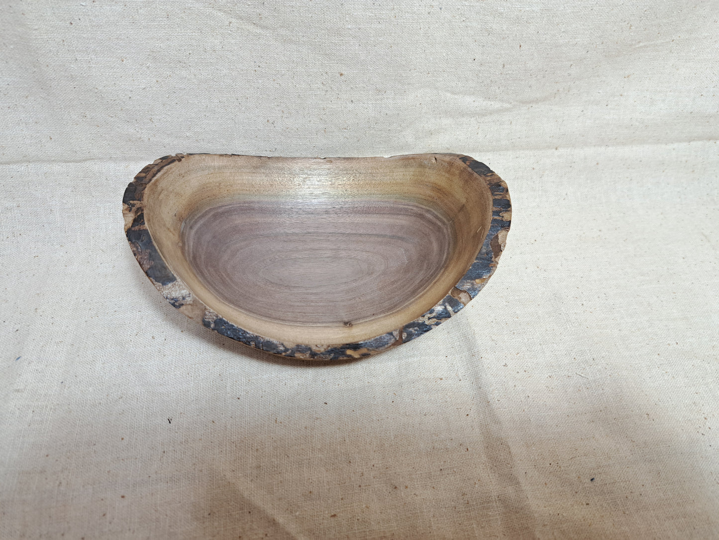 #62 Natural edge Walnut bowl