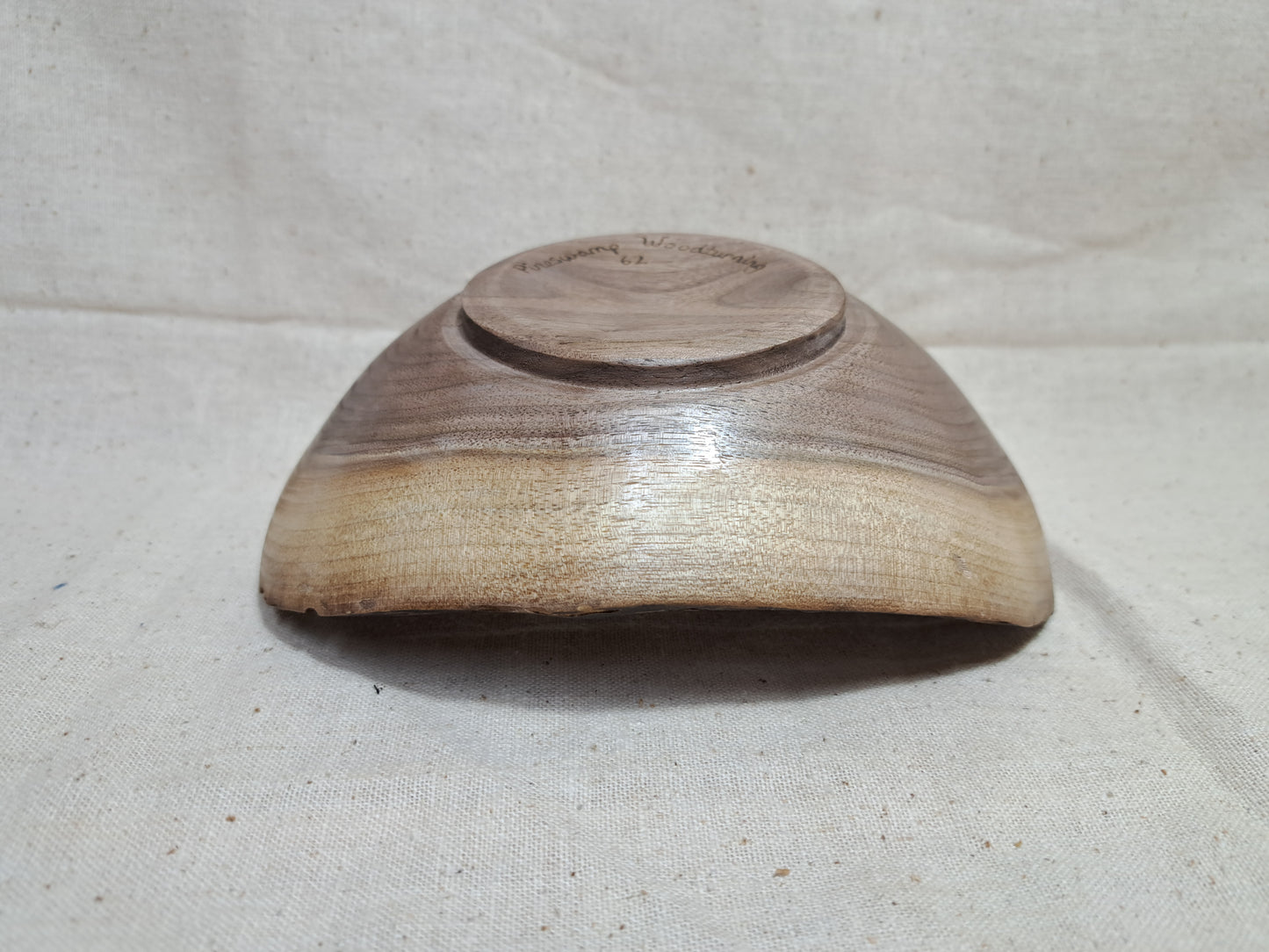 #62 Natural edge Walnut bowl