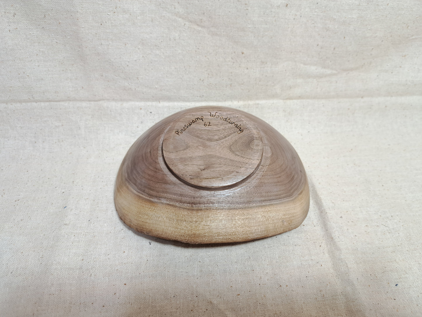 #62 Natural edge Walnut bowl