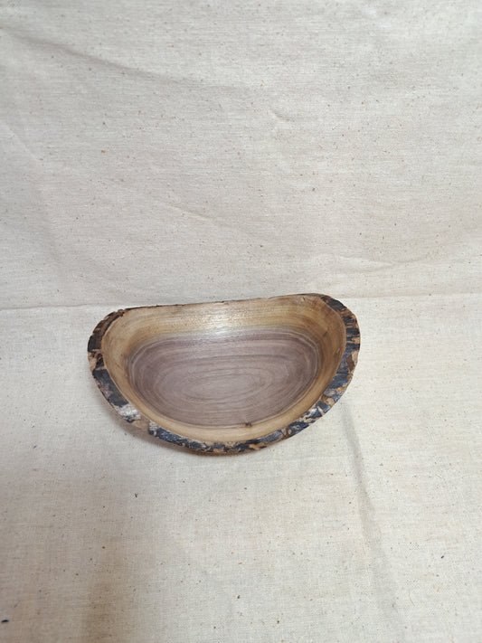 #62 Natural edge Walnut bowl