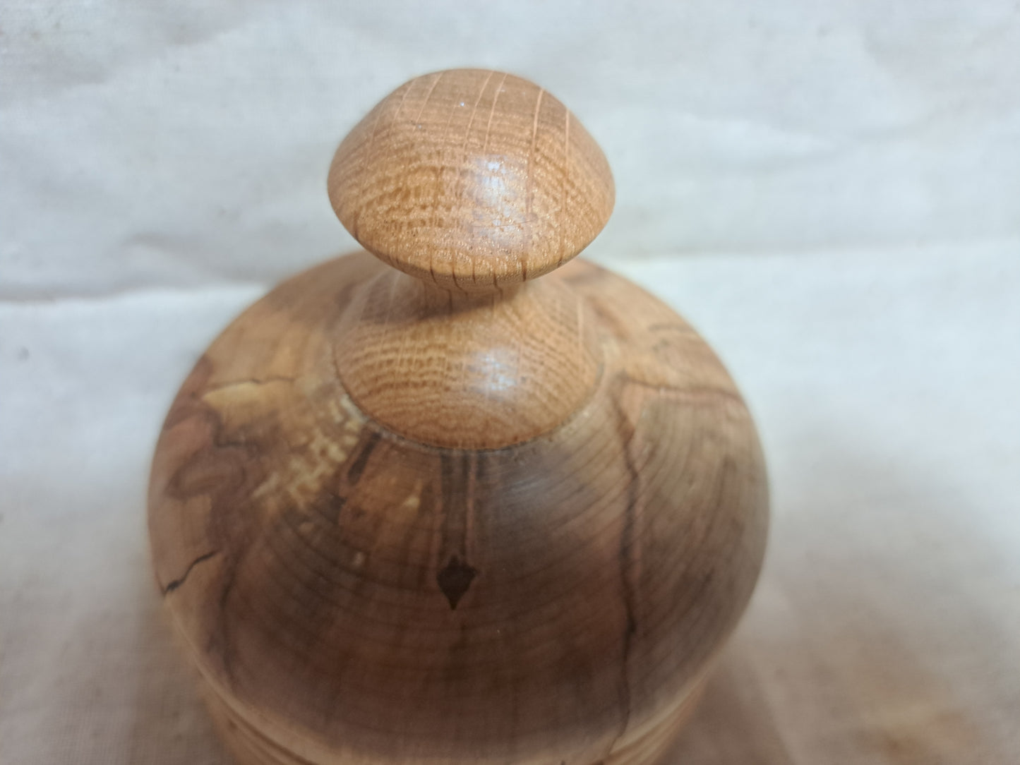 #64 Maple box with Oak knob