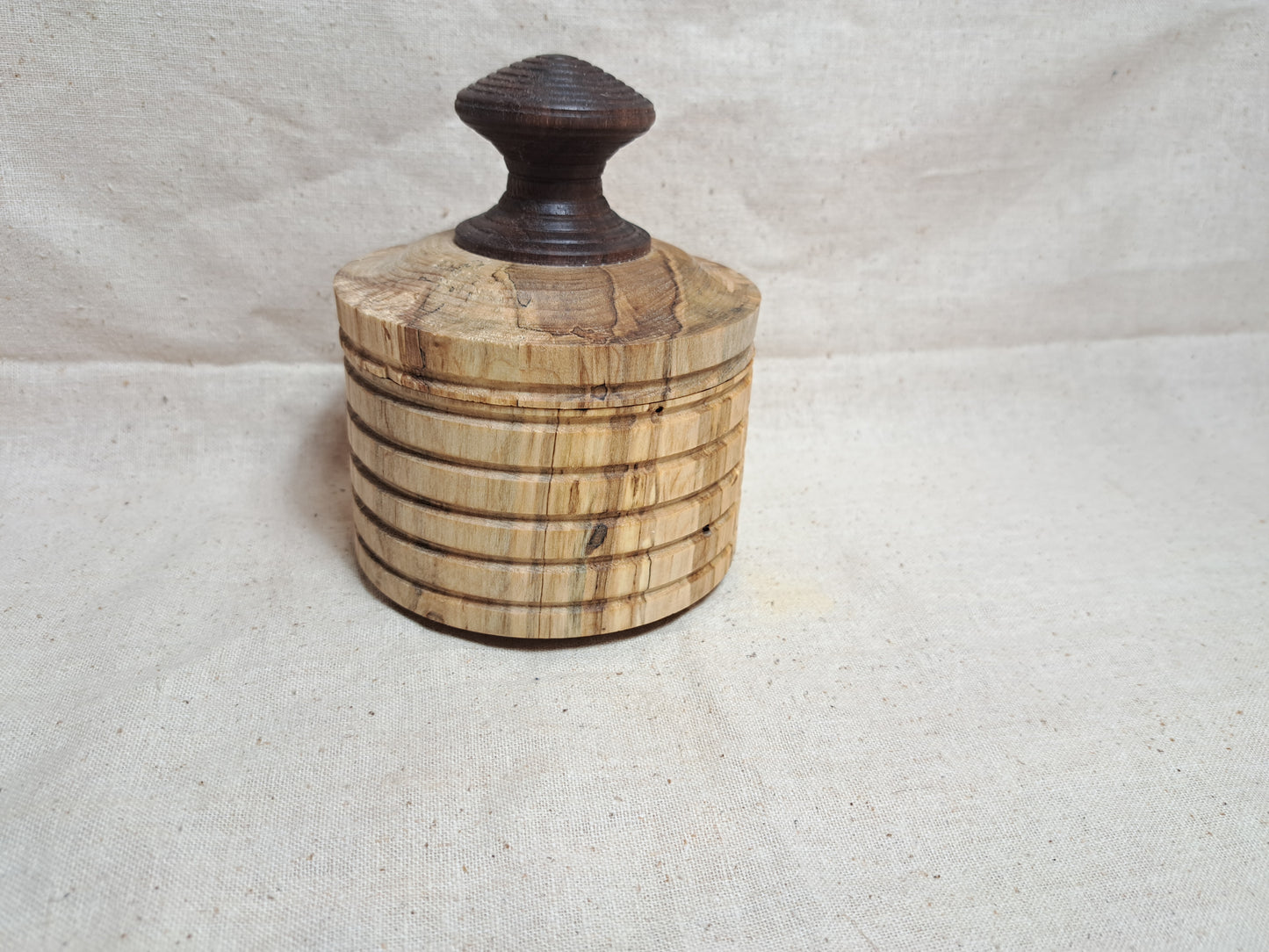 #65 Maple box with Walnut knob